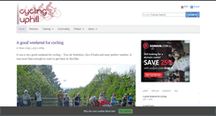 Desktop Screenshot of cyclinguphill.com