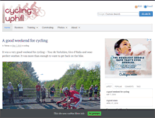 Tablet Screenshot of cyclinguphill.com